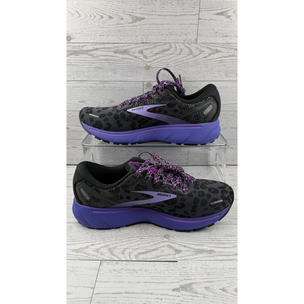 RARE Brooks Ghost 14 ‘Electric Cheetah’ Women Running Sneakers Sz 8.5 #129 - Picture 2 of 6